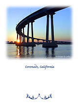 Coronado Bridge Greeting Card