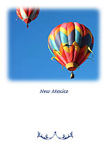 New Mexico Balloon Greeting Card