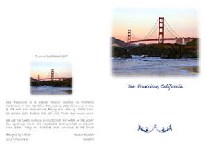 Sample Greeting Card Front and Back