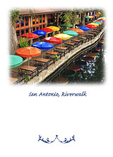 San Antonio Riverwalk Greeting Card