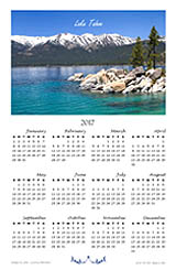 Lake Tahoe Calendar