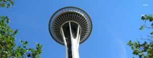 Seattle Space Needle under view