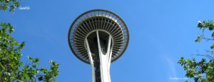 Seattle Space Needle underside view